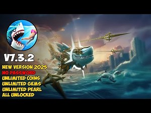 Hungry Shark World Mod Apk Terbaru v7.3.2 No Password - Unlimited Money & Unlock All Shark