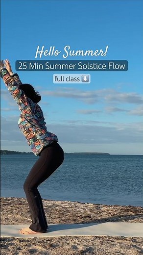 Summer Solstice Yoga Flow ☀️ Midsummer in Denmark #yoga #internationalyogaday #summersolstice