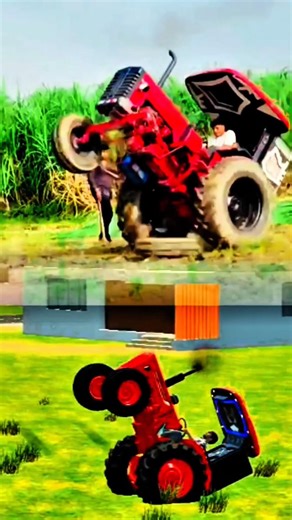 tractor touching and stunt 🇮🇳💯#tractor #indiantractor3d #indiangamer #gaming #nishudaswal #trending
