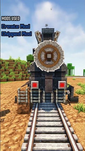 Minecraft: CREATE MOD Locomotive #shorts #createmod