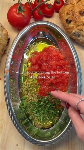 Greek Bread Dip That Tastes Like a Vacation 😋 #recipeshorts