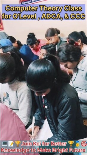 Computer Theory Classes ll O' Level ADCA CCC Classes ll #shorts #viral 📝🖥️🏆🎯😍