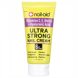 Nail-Aid - Vitamins C, E, Biotin Hyaluronic Acid - Ultra Strong Nail Cream 6-In-1