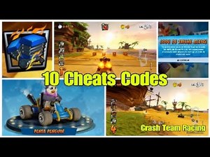 Crash Team Racing - Nitro Fueled - 10 Cheats Codes / Débloquer PENTA