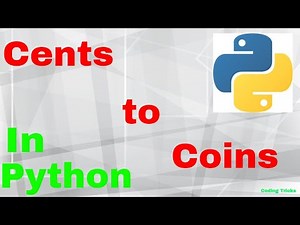 Cents to Coins Converter PYTHON