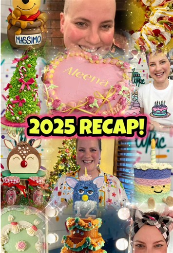 2025 RECAP! A YEAR OF CAKE AND CANCER. 😭 This year was ROUGH. But here we are, ready to start a new year! 🥳 I wanted to say a HUGE Happy New year to all of our wonderful followers. Thank you for all your support this year on what has been the hardest year of my life. All of your comments and messages have lifted me up more than you know! And of course a MASSIVE thank you to my BESTIE BAKER BIZ PARTNER Katie, for stepping up and supporting me through it all. I LOVE U! BRING ON 2026! 🥳 #tiggama