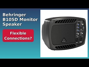 REVIEW (2026): Behringer B105D Monitor Speaker. Features.