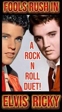 ELVIS PRESLEY DUET WITH RICKY NELSON #elvispresley #rickynelson