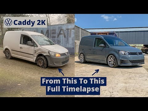 VW Caddy 2k DIY Restoration Full Timelapse - 4 Months in 18 Mins - Volkswagen