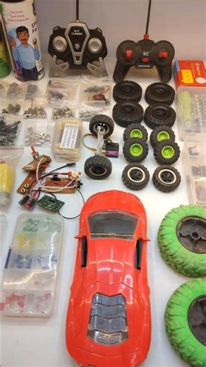 how to make rc car parts ll Remote control toys car #shorts