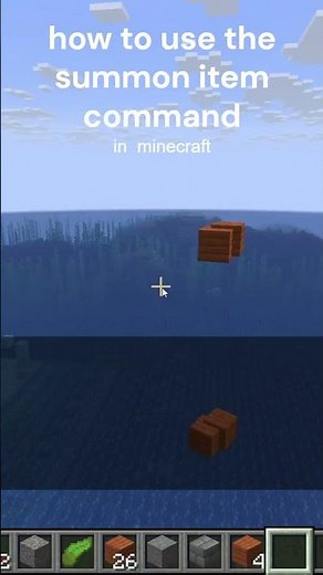 how to use the summon item command in minecraft #javacommandline