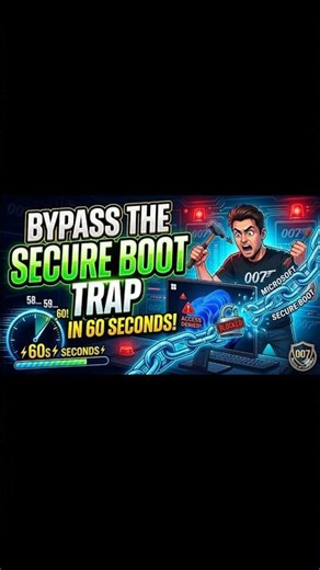 Bypass Secure Boot in 60 Seconds! 💻