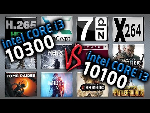 Intel i3 10300 vs Intel i3 10100 Benchmarks – 15 Tests