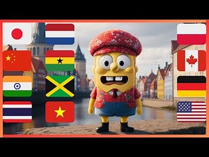 SpongeBob Around the Globe: Wacky Looks in Every Country!