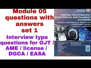 Module 05 Digital Technique Question Bank Part 1 (EASA DGCA CAA exam question)