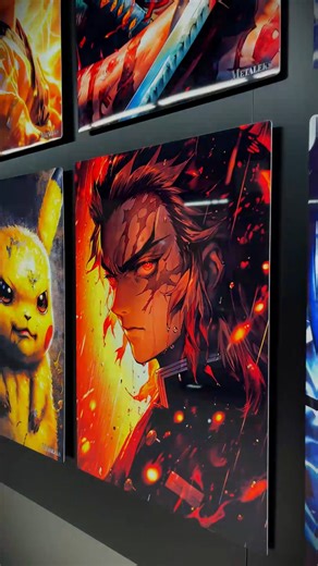60,000 + prints ⭐️⭐️⭐️⭐️⭐️ on Instagram: "Sharing some awesome metal prints. If you want the poster from my video, just upload a screenshot when ordering, so I’ll know exactly which design you’d like. #otaku #dbz #onepiece #naruto #demonslayer #sololeveling #poster #jujutsukaisen #customize #anime #gift #art #fypシ #metaleks #metalprints #wallart"