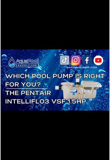 Upgrade Your Pool with Pentair IntelliFlo3 Pump
