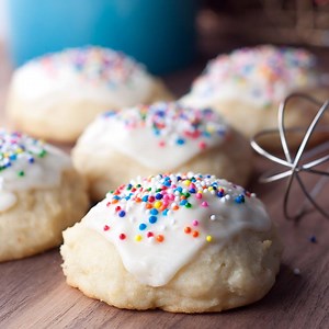 ITALIAN RICOTTA COOKIES are my favorite cookie ever - not just for the holidays! Everyone always asks for the recipe! Recipe here: https://wishesndishes.com/italian-ricotta-cookies/ | Wishes and Dishes