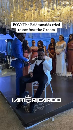 Eric Ologbo on Instagram: "They tried to confuse the groom BUTTTTT…. This groom definitely installed a voice recognition software 😂 #iamericardo #weddings #weddinggames #masterofceremonies #weddingmc"