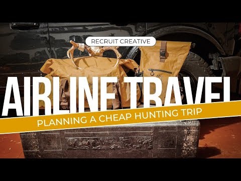 Tips on flying meat home: Planning a cheap hunt with airline travel/truck rental.
