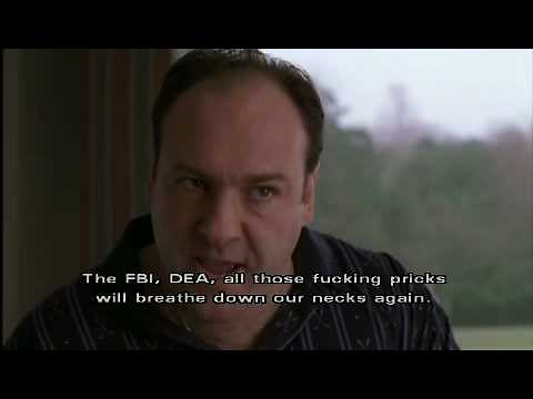 Sopranos - Tony and Richie another confrontation "House Arrest"