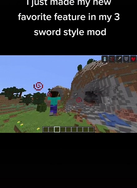 How it works: the more swords you equip the more slashes you do so 3 swords 3 slashes and i made the slashes bigger after making this video #minecraftjavaedition #minecraftmod #minecraftmods #minecraftmodshowcase #zoro #mihawk #minecraftjava #feedthebeast #onepiece #weeb #otaku