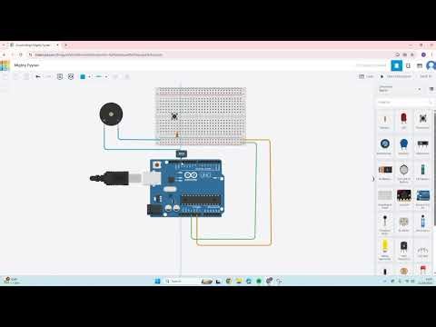 TUTORIAL MEMBUAT PIANO MENGGUNAKAN ARDUINO TINKERCAD
