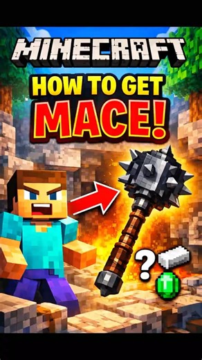 How To Get MACE in Minecraft 🔥