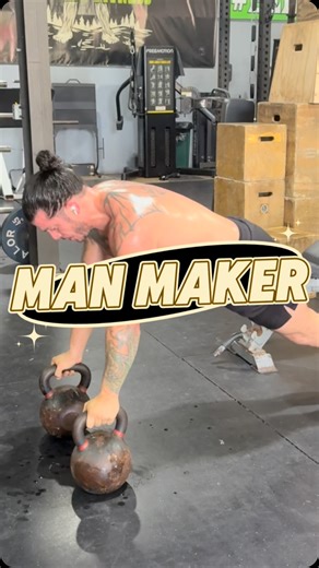 165 reactions | The Manmaker isn’t just a workout—it’s a gut check. ...
