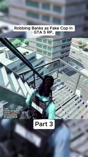 Robbing Banks as Fake Cop in GTA 5 RP..