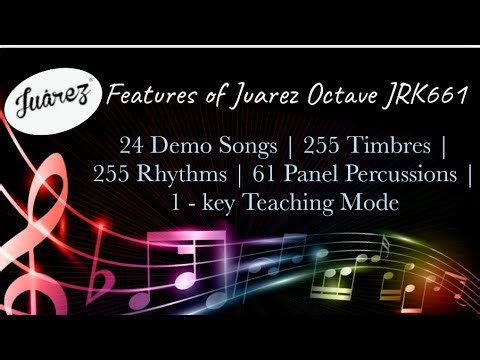Juarez Octave 61 keys Electronic Keyboard JRK661 |Let’s explore the Features of Juarez Octave JRK661