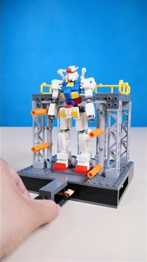 Building a LEGO Gundam Base… #lego #legomoc #gundam