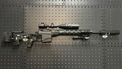 【黑色MSR 全金属钢制拉栓】 金属24倍镜 金属导轨 金属消音 金属脚架 金属内外管 金属扳机 金属护弓