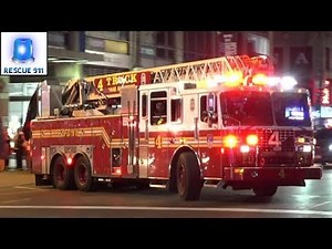[Full House Response] FDNY Engine 54 + Ladder 4 + Battalion 9