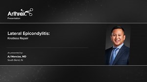 Lateral Epicondylitis: Knotless Repair
