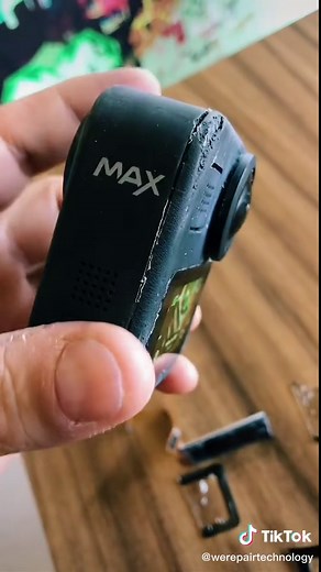 Reparación de Cámara Gopro 360 Max en Detalle