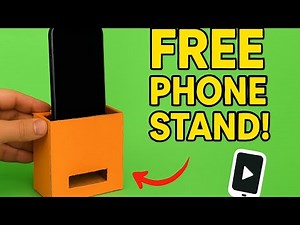 How to Make a Phone Stand from a Box | Easy DIY Phone Holder