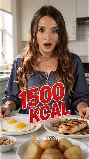 What Does 1500 Calories Look Like in a Day? 🍔 vs 🥗