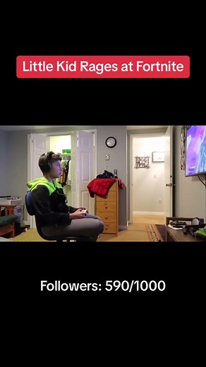 Little Kid Rages at Fortnite - Kids Rage in Fortnite