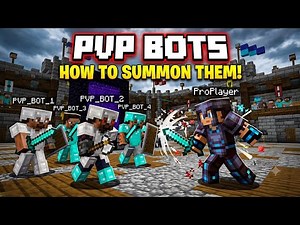 How To Summon PvP Bots Using Carpet Mod For PvP Practice