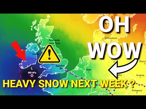 Heavy Snow from UKV into the Start of Next Week? | UK weather forecast today