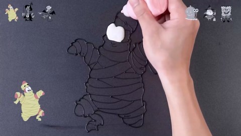 🎃 Making Halloween SpongeBob Pancake Art 🥞 – Spooky & Fun Designs