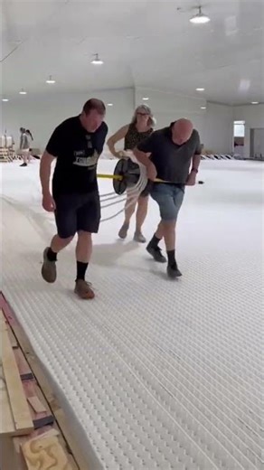Installing the ISS Ice Grid at the Auckland Curling Centre