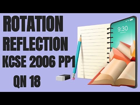 REFLECTION | ROTATION | KCSE 2006 PP1