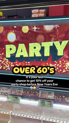 WE'RE GIVING YOU 10% OFF YOUR PARTY FOOD SHOP TODAY 👀 If you're over 60 you can get 10% your whole shop in-store! Just show valid ID and your Bonus Club App at the till, it's the perfect way to get stocked up before the New Year! 💸 #Discount #IcelandFoods #PartyFood #NewYear