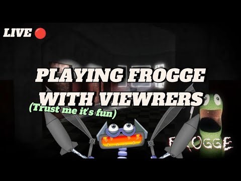 LIVE 🔴 Playing Roblox Frogge (& chillin')