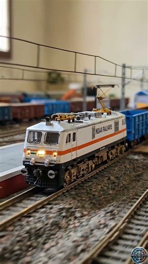 Tiny Freight Train With Heavy Wagons! 🚂⚡ Realistic Mini Indian Railways