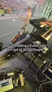 Pov: shredding a guitar solo in Front of 30,000 People #POV #Shredding #GuitarSolo #LiveAudience #RockOn #MusicFans #GuitarHero #LiveEnergy#LiveConcert #OnStage#MusicPerformance #GuitaristLife #LiveMusic #ConcertVibes #Musician #StageLife #GuitarSolo #MusicLovers #PerformanceSkills #RockOn | Joaninho
