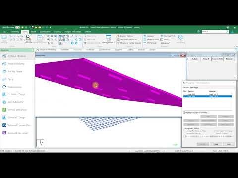 Modelling flat slab with drop panels in Staad Pro CE Physical molder