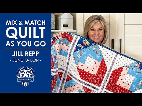 How to QUILT AS YOU GO ❗ Mix and Match Quilt by June Tailor | Fat Quarter Shop